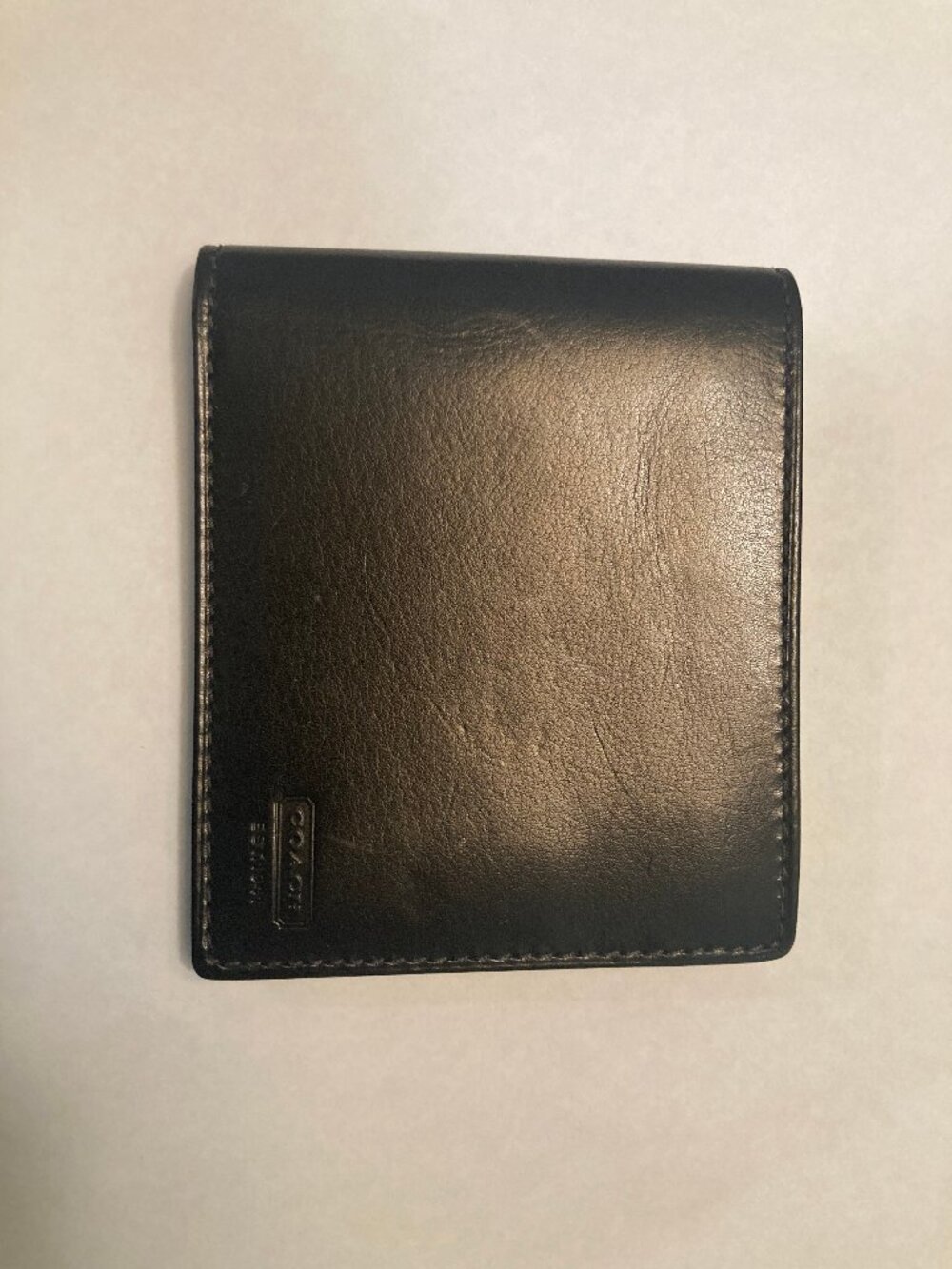 Coach Water Buffalo Double BillFold ID Wallet